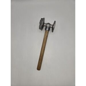 Vintage Meat Tenderizer Wood Handle Mallet
